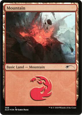 Mountain (569) card from Secret Lair Drop Series