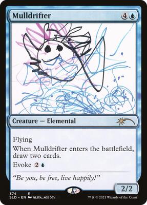 Mulldrifter (374) card from Secret Lair Drop Series