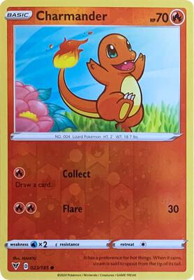 Charmander - 023/185 (Reverse Cosmos Holo) card from Miscellaneous Cards & Products