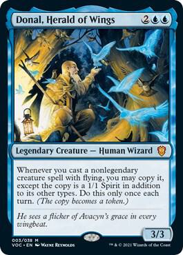 Donal, Herald of Wings card from Commander: Innistrad: Crimson Vow