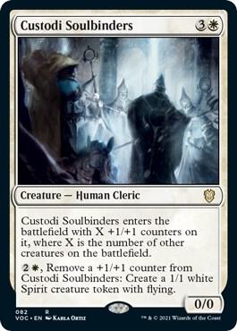 Custodi Soulbinders card from Commander: Innistrad: Crimson Vow