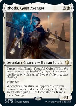 Rhoda, Geist Avenger card from Commander: Innistrad: Crimson Vow