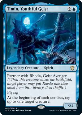 Timin, Youthful Geist card from Commander: Innistrad: Crimson Vow