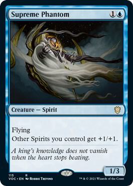 Supreme Phantom card from Commander: Innistrad: Crimson Vow
