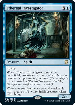 Ethereal Investigator card from Commander: Innistrad: Crimson Vow