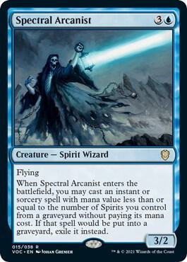 Spectral Arcanist card from Commander: Innistrad: Crimson Vow