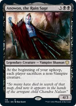 Anowon, the Ruin Sage card from Commander: Innistrad: Crimson Vow