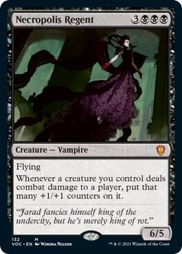 Necropolis Regent card from Commander: Innistrad: Crimson Vow