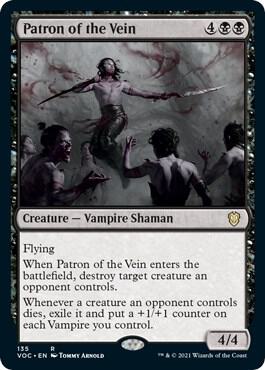 Patron of the Vein card from Commander: Innistrad: Crimson Vow