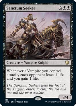 Sanctum Seeker card from Commander: Innistrad: Crimson Vow