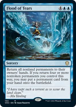 Flood of Tears card from Commander: Innistrad: Crimson Vow