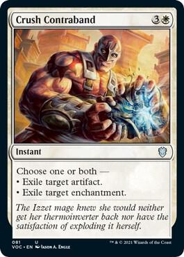 Crush Contraband card from Commander: Innistrad: Crimson Vow