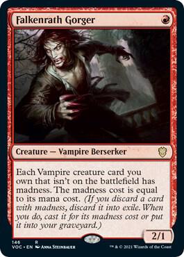 Falkenrath Gorger card from Commander: Innistrad: Crimson Vow