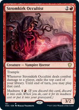 Stromkirk Occultist card from Commander: Innistrad: Crimson Vow