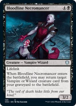 Bloodline Necromancer card from Commander: Innistrad: Crimson Vow
