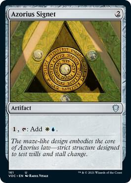 Azorius Signet card from Commander: Innistrad: Crimson Vow
