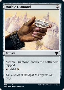Marble Diamond card from Commander: Innistrad: Crimson Vow