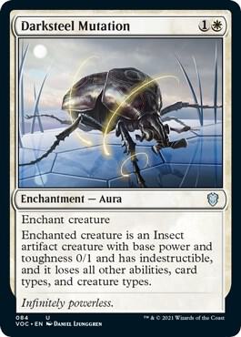 Darksteel Mutation card from Commander: Innistrad: Crimson Vow