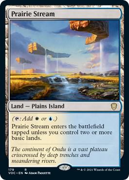 Prairie Stream card from Commander: Innistrad: Crimson Vow