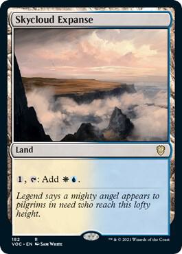 Skycloud Expanse card from Commander: Innistrad: Crimson Vow