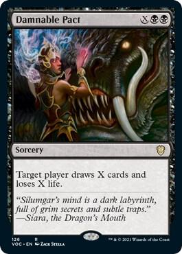 Damnable Pact card from Commander: Innistrad: Crimson Vow