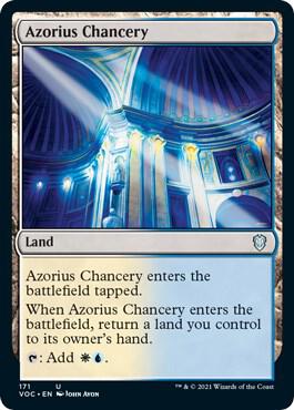 Azorius Chancery card from Commander: Innistrad: Crimson Vow