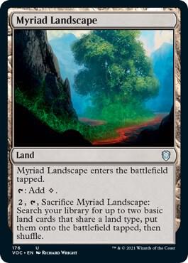 Myriad Landscape card from Commander: Innistrad: Crimson Vow