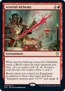 Arterial Alchemy card from Commander: Innistrad: Crimson Vow