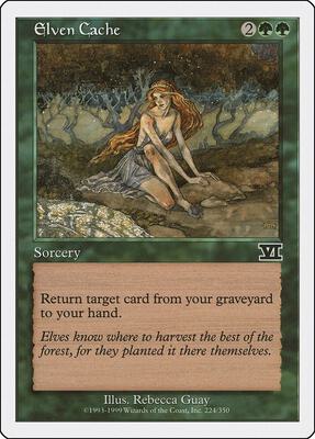 Elven Cache card from Classic Sixth Edition