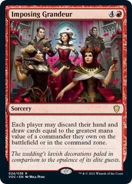 Imposing Grandeur card from Commander: Innistrad: Crimson Vow