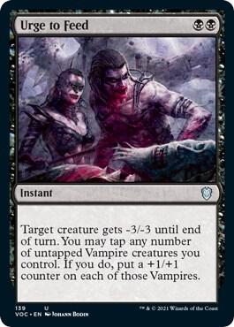 Urge to Feed card from Commander: Innistrad: Crimson Vow
