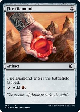 Fire Diamond card from Commander: Innistrad: Crimson Vow
