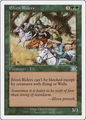 Elven Riders card from Classic Sixth Edition