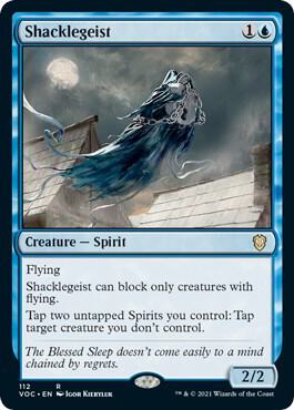 Shacklegeist card from Commander: Innistrad: Crimson Vow