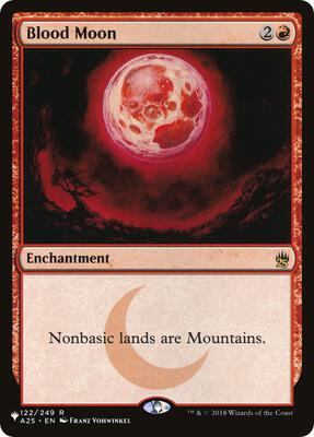 Blood Moon card from The List Reprints