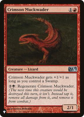 Crimson Muckwader card from The List Reprints