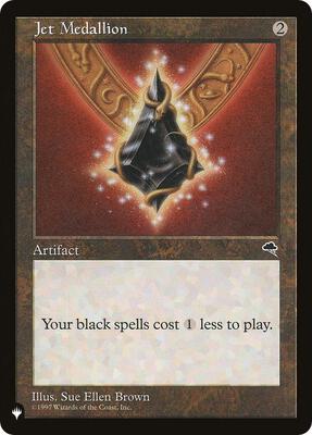 Jet Medallion card from The List Reprints