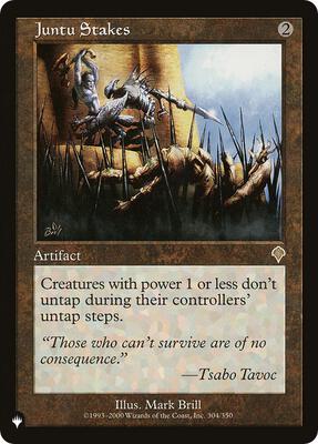 Juntu Stakes card from The List Reprints