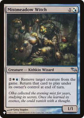 Mistmeadow Witch (SHM) card from The List Reprints