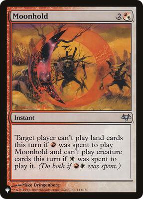 Moonhold card from The List Reprints