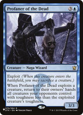 Profaner of the Dead card from The List Reprints