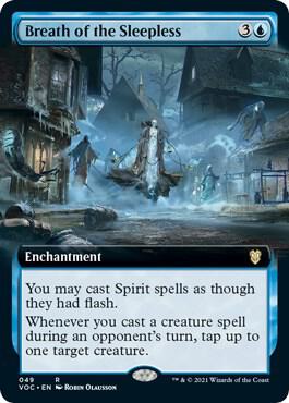 Breath of the Sleepless (Extended Art) card from Commander: Innistrad: Crimson Vow