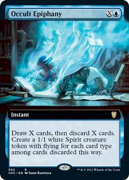 Occult Epiphany (Extended Art) card from Commander: Innistrad: Crimson Vow
