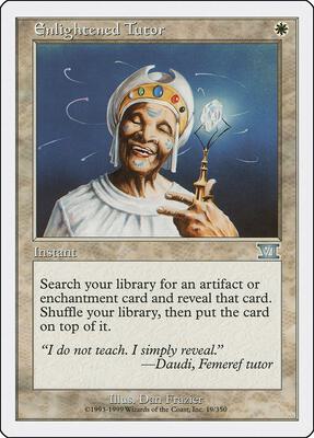 Enlightened Tutor card from Classic Sixth Edition