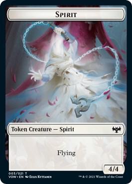 Spirit Token (003) card from Innistrad: Crimson Vow