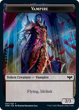 Vampire Token (007) card from Innistrad: Crimson Vow