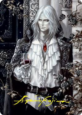 Sorin the Mirthless (2/81) Art Card (Gold-Stamped Signature) card from Art Series: Innistrad: Crimson Vow