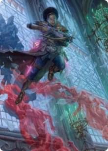 Kaya, Geist Hunter Art Card card from Art Series: Innistrad: Crimson Vow