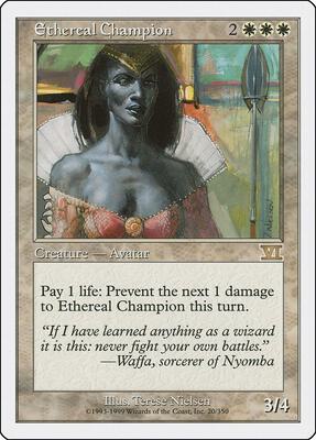 Ethereal Champion card from Classic Sixth Edition
