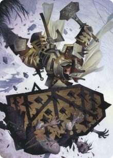 Estwald Shieldbasher Art Card card from Art Series: Innistrad: Crimson Vow